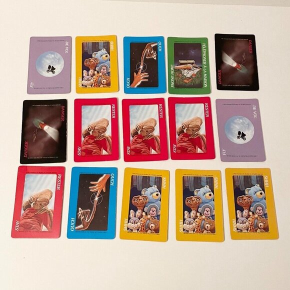 Vtg 1982 ET The Extra Terrestrial Card Game Missing Instructions - Picture 8 of 16
